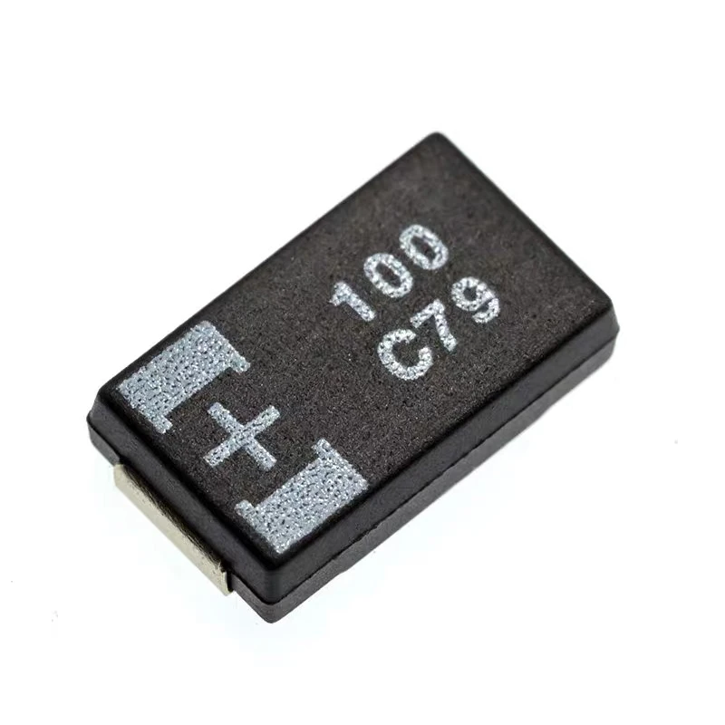 Set of Five 100μF 16V Polymer Tantalum Capacitors 2 Set of Five 100μF 16V Polymer Tantalum Capacitors - Image 2