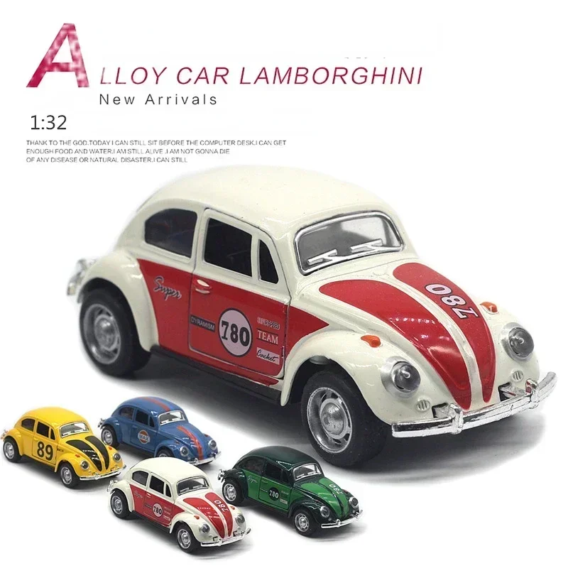 1:32 Scale Vintage Volkswagen Beetle Diecast Model 2 1:32 Scale Vintage Volkswagen Beetle Diecast Model - Image 2