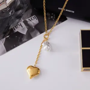 Stainless Steel Gold-Tone Y Necklace JDN0308006 11 S2f60fa4a21f64423a9c637cb8f6a85b8a