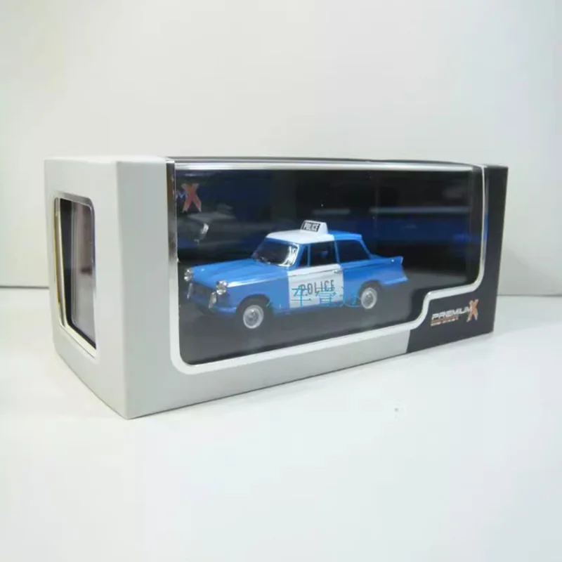 Vintage Blue Triumph Herald Police Diecast Model 5 Vintage Blue Triumph Herald Police Diecast Model - Image 5