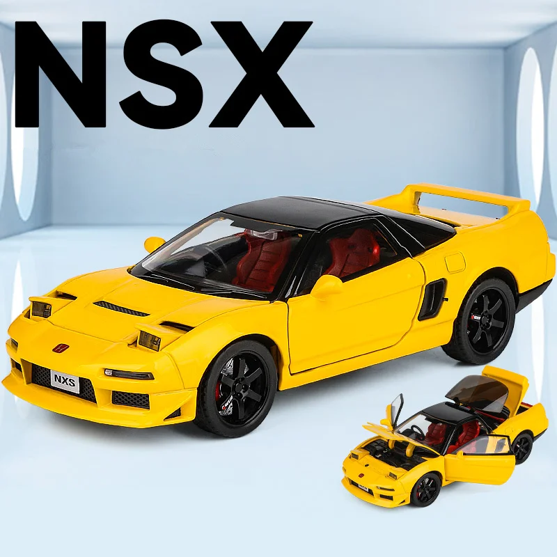 Vibrant Yellow 1:32 Acura NSX Diecast Model 8 Vibrant Yellow 1:32 Acura NSX Diecast Model - Image 8