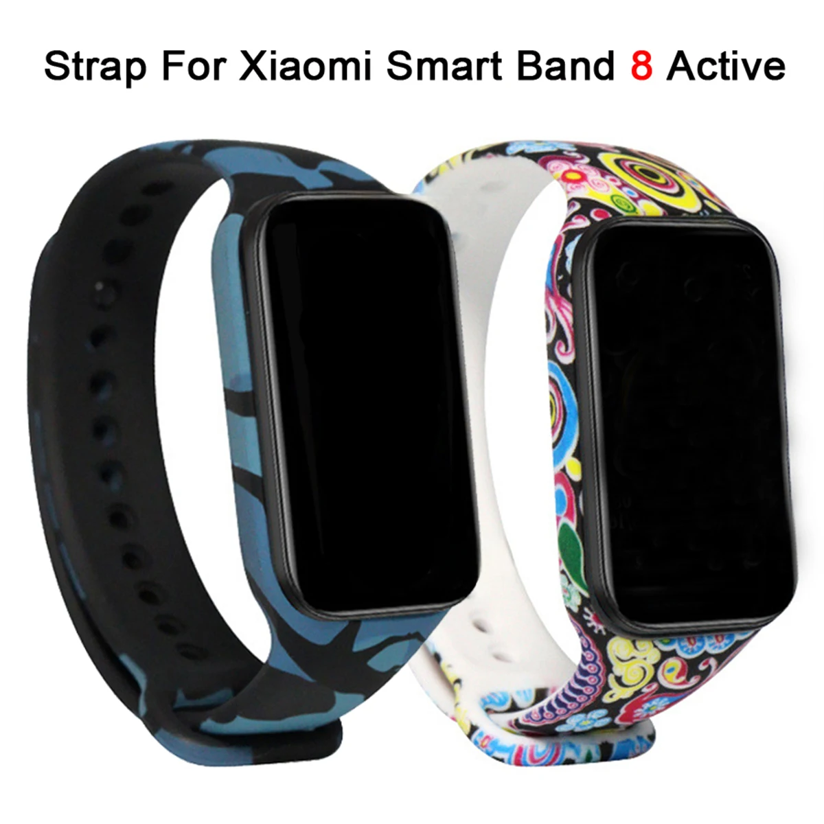 Silicone Wrist Strap for Redmi Band 2 & Xiaomi Band 8 3 Silicone Wrist Strap for Redmi Band 2 & Xiaomi Band 8 - Image 3