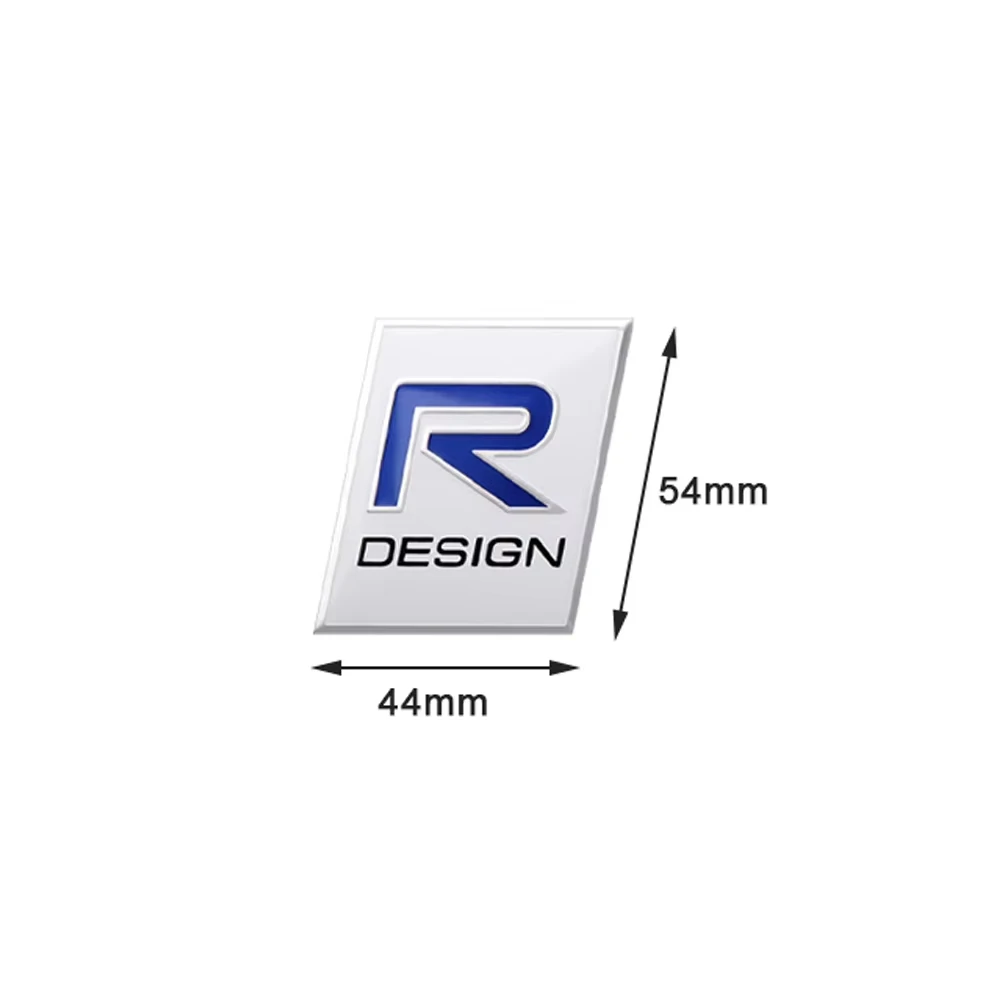 Aluminum Car Trunk Logo Sticker 5.4x4.4cm 2 Aluminum Car Trunk Logo Sticker 5.4x4.4cm - Image 2