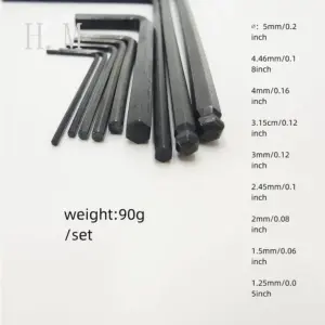 9-Piece High-Carbon Steel Guitar Allen Wrench Set 9 S2fc4410d985f4c9d874f0182d5e03547j