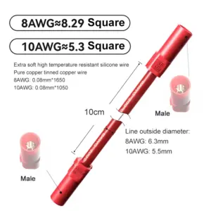 High-Current XT150 Connecting Cable 8/10AWG 19 S3016929716074c4886e36ef6657cecbac