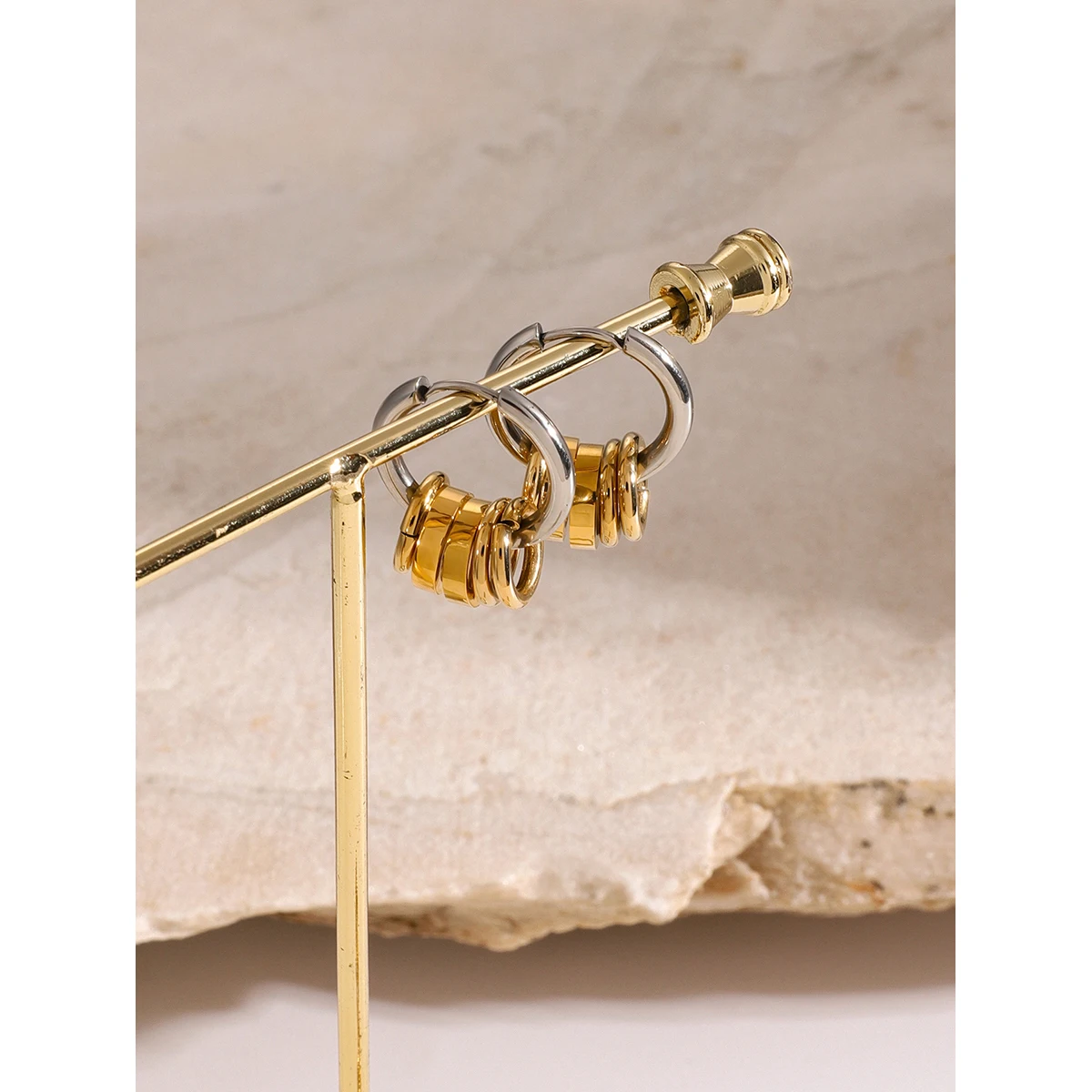 Modern Geometric Stainless Steel Earrings 5 Modern Geometric Stainless Steel Earrings - Image 5