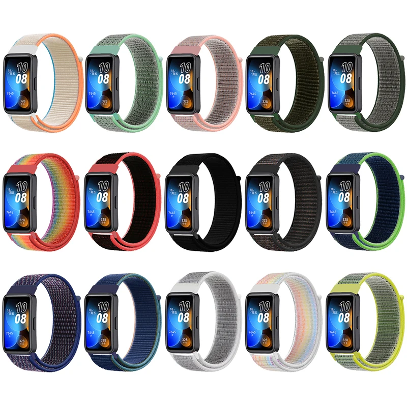 Vibrant Nylon Sport Loop Band for Huawei Models 4 Vibrant Nylon Sport Loop Band for Huawei Models - Image 4