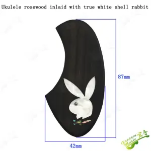 Rosewood Inlaid Pickguard for Ukulele 11 S3044792b92894f0388a7059e31fb4a5ex