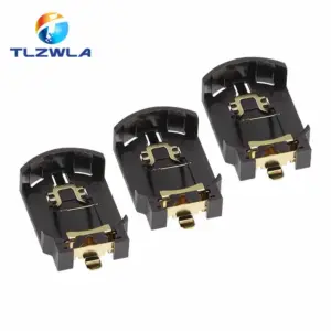 Black Plastic CR2032 Battery Holder Set of 10 7 S3048661bb6694cc5997c48f88195b290Q