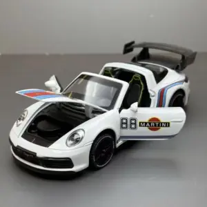 Porsche Martini Diecast Model 1:32 Scale 10 S306ad9f1dd8448209a4514633989a7966