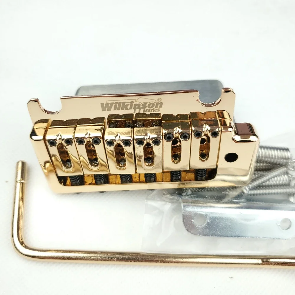 Wilkinson Gold Double Swing Tremolo Bridge for WOV08 2 Wilkinson Gold Double Swing Tremolo Bridge for WOV08 - Image 2