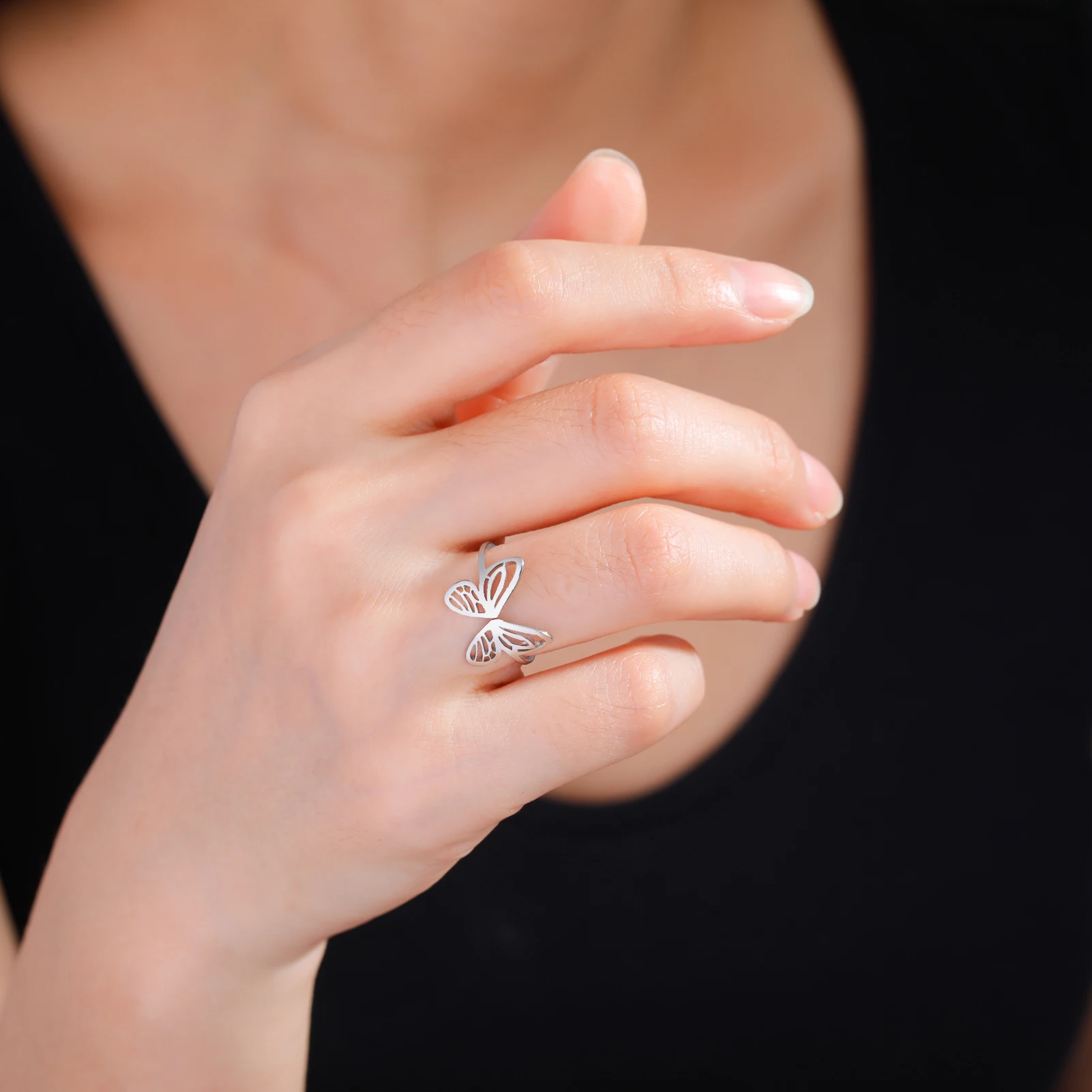 Elegant Butterfly Ring for Women 2 Elegant Butterfly Ring for Women - Image 2
