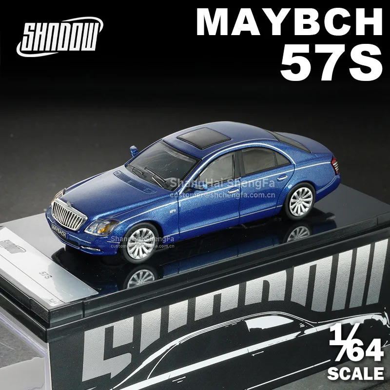 Mercedes-Maybach 57S 1:64 Diecast Model Blue 1 Mercedes-Maybach 57S 1:64 Diecast Model Blue