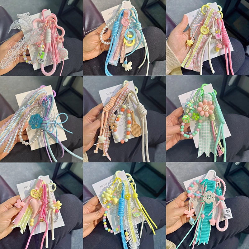 Colorful DIY Phone Pendant with Beads 4 Colorful DIY Phone Pendant with Beads - Image 4