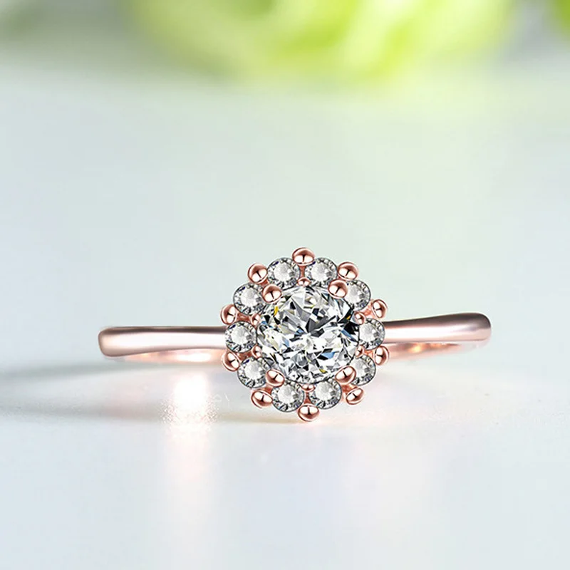 Silver Women's Ring with Cubic Zirconia Accent 3 Silver Women's Ring with Cubic Zirconia Accent - Image 3