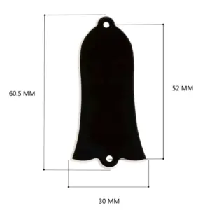 Black Bell-Shaped Guitar Cover Plates for Gibson Models 11 S30c020cacd2a4f839d45c37b0c25d4100