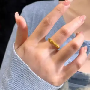 Modern Gold-Filled Women's Open Ring 9 S30c66aa4980a4a1c8477d3de4307e758Z