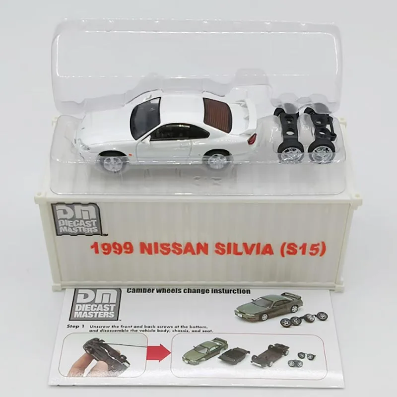 Silver Nissan Silvia S15 Model 1/64 Scale 4 Silver Nissan Silvia S15 Model 1/64 Scale - Image 4