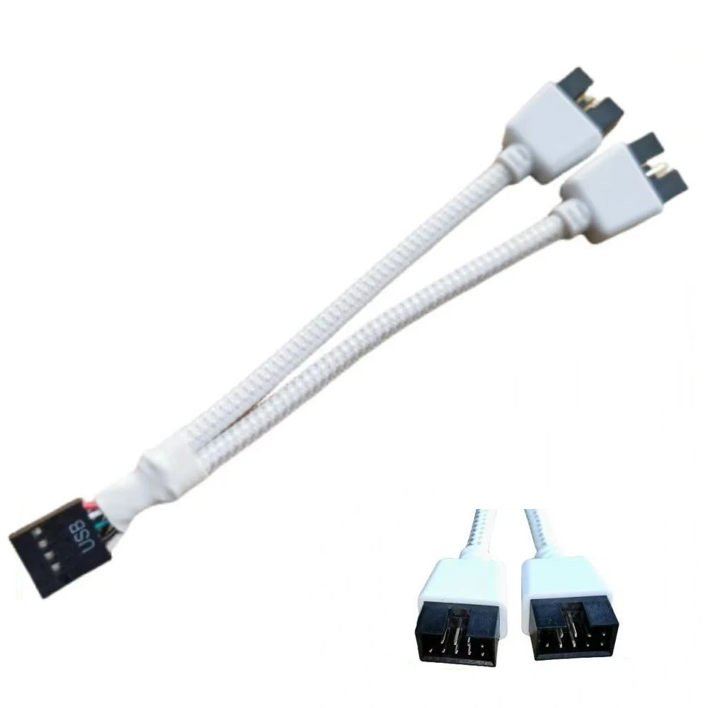 USB 9Pin to Dual 9Pin Data Cable Splitter 4 USB 9Pin to Dual 9Pin Data Cable Splitter - Image 4