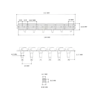 Vintage Guitar Tuner Set with Metal Housing 15 S310bfe4d3acd4256877f7ba7f3806cb3G