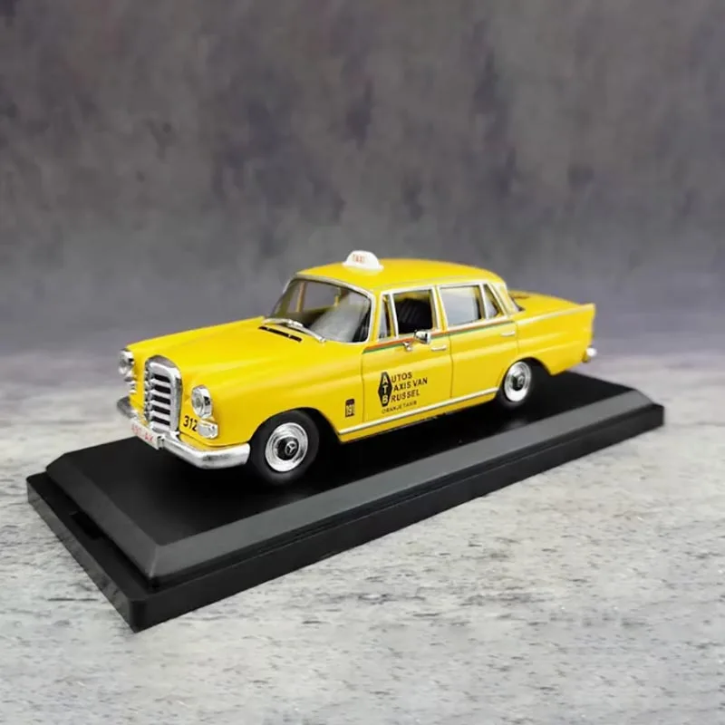 Vintage Yellow Taxi Diecast Model 1/43 Scale 2 Vintage Yellow Taxi Diecast Model 1/43 Scale - Image 2