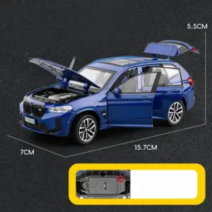 Black BMW X3M Die-Cast Model SUV 1:32 Scale 13 S312df4468a704470aee8834f58b1537aE