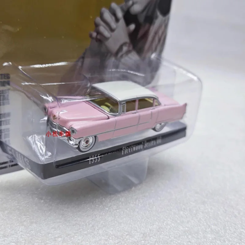 Pink 1955 Cadillac Fleetwood Diecast Model 3 Pink 1955 Cadillac Fleetwood Diecast Model - Image 3