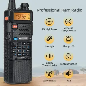 Baofeng UV-5R Dual-Band Walkie-Talkie 8W 12 S31342dc2a1674d01acfdc118c8b83230e