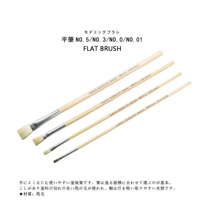 TAMIYA Precision Model Painting Brush Set 2 TAMIYA Precision Model Painting Brush Set - Image 2