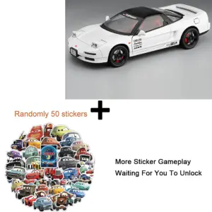 Vibrant Yellow Honda NA1 Diecast Car Model 16 S313fd457474b457598927d254c89953ah