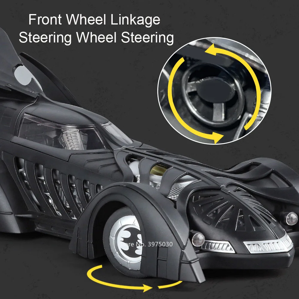 1995 Batmobile Scale Model 1:18 Black Display Car 2 1995 Batmobile Scale Model 1:18 Black Display Car - Image 2