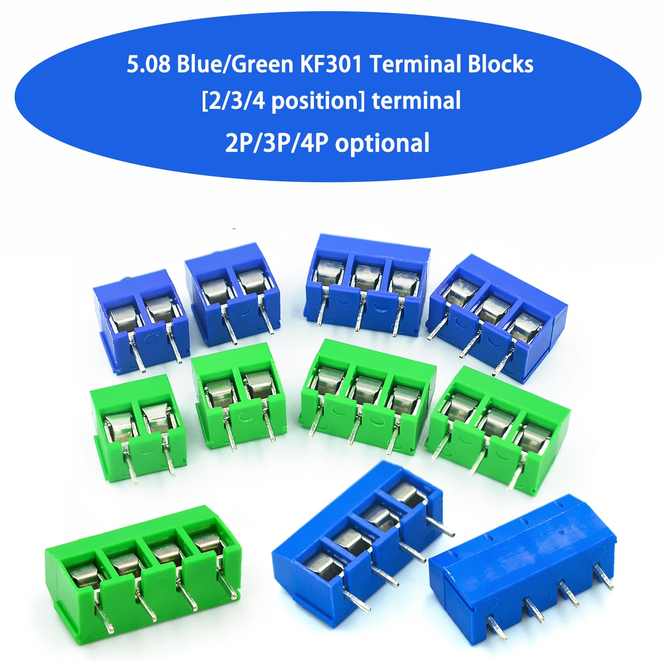20-Pack KF301 Screw Terminal Connectors Set 1 20-Pack KF301 Screw Terminal Connectors Set