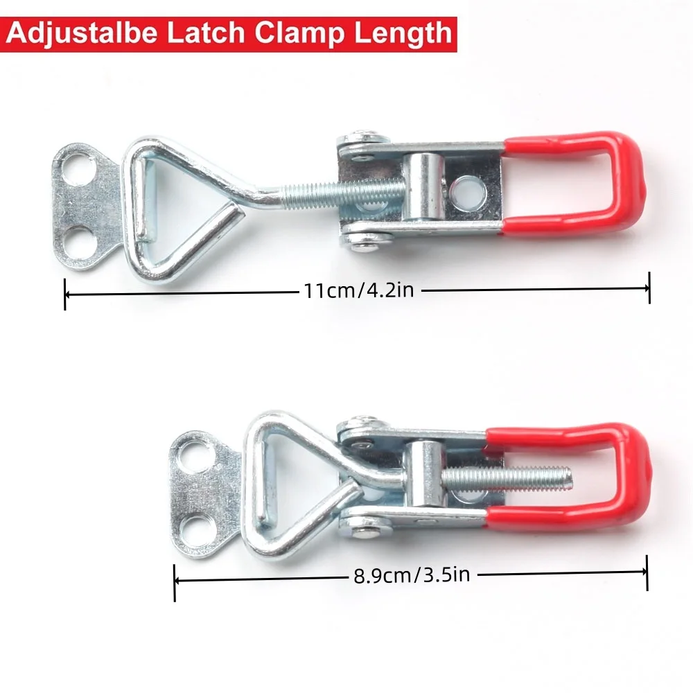 Heavy-Duty Metal Toggle Clamp Set with Adjustable Length 4 Heavy-Duty Metal Toggle Clamp Set with Adjustable Length - Image 4