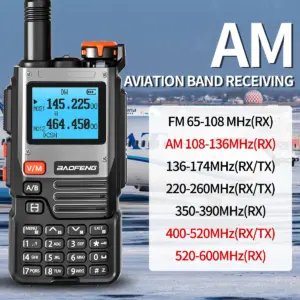 Baofeng UV-K61 7-Band Walkie Talkie 5-10KM Range 12 S3150de1b836740e3872623f583377db4n