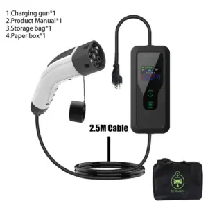 Black Portable EV Charger with Digital Display 19 S31616a4222e641dbaff0ecb64f25d735G