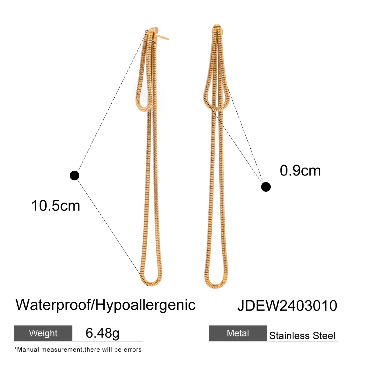 Stainless Steel Tassel Earrings for Women 5 Stainless Steel Tassel Earrings for Women - Image 5