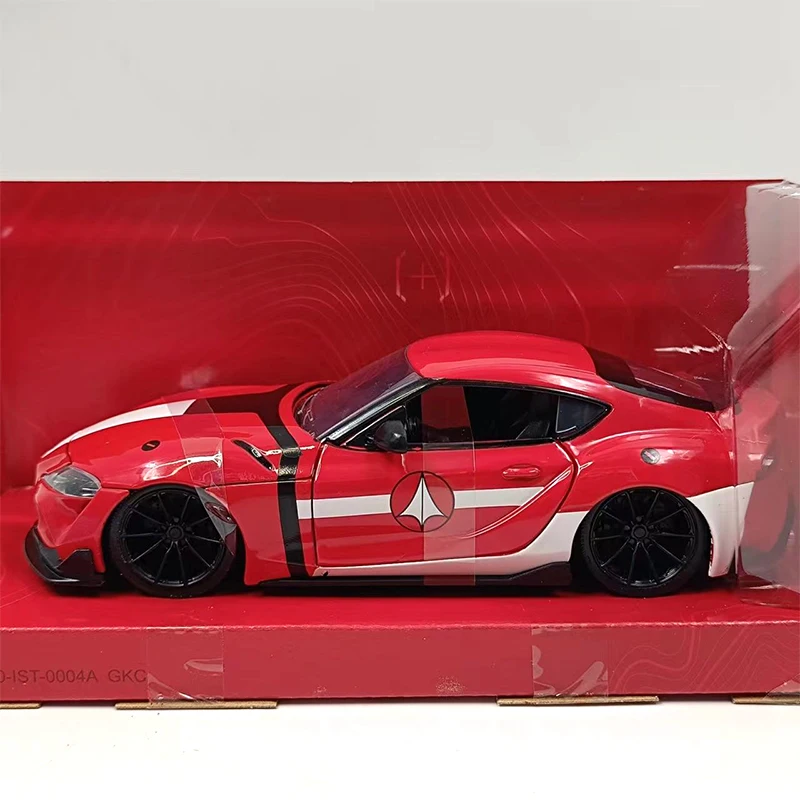 Red 1:24 Scale Toyota GR Supra Diecast Model 3 Red 1:24 Scale Toyota GR Supra Diecast Model - Image 3