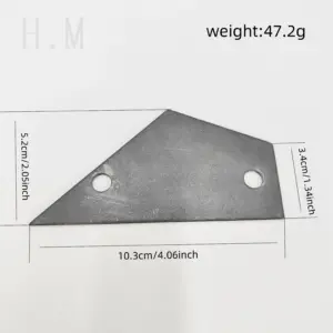 Stainless Steel Guitar Leveling Ruler 103x52x2mm 12 S31977d4fc201461cadecf415f0dbf2d96