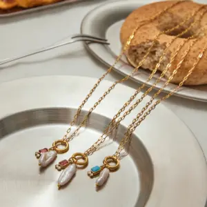 Elegant Stainless Steel Birthstone Necklace for Women 13 S31c30054fbcd44d7baed91daf8a2a3dc1 1