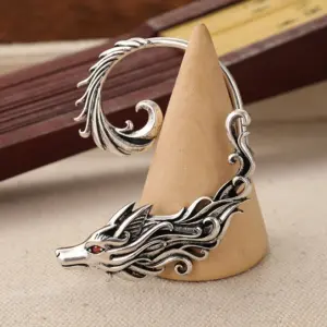 Vintage Ethnic Wolf Clip Earrings for Women 10 S31c36468b588463dab7753914d56591cL