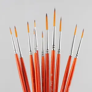 Professional Set of Fine Detail Paint Brushes 9 S31e5344ca3f74412a522daa94121bab24