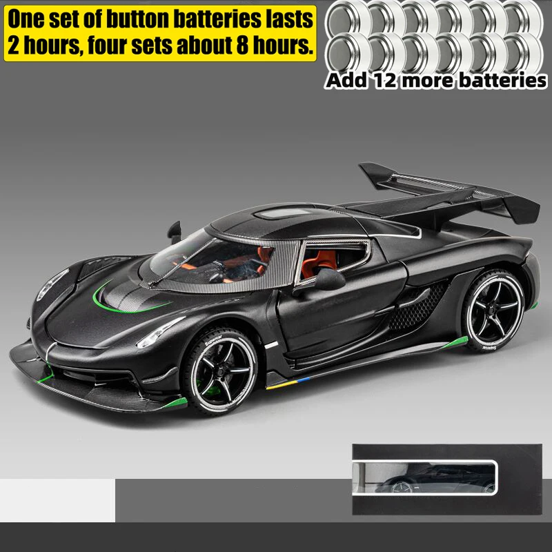 Jesko 1:24 Diecast Model with Light & Sound 7 Jesko 1:24 Diecast Model with Light & Sound - Image 7