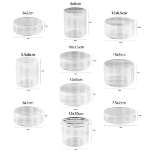 Clear Round Storage Boxes for Organization 15 S31f854db660841f6bddb0f31ca86b2afM