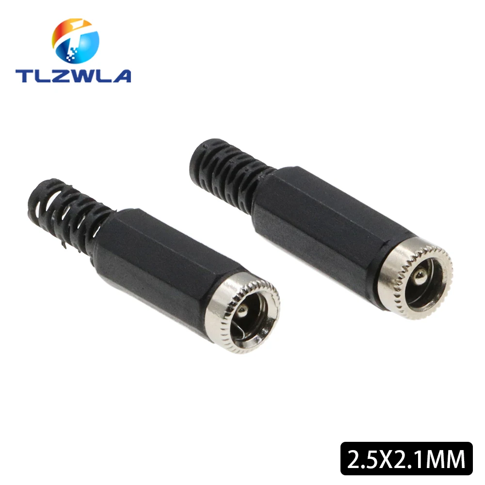 Set of 10 Female DC Power Jack Plugs 5.5×2.1/2.5mm 4 Set of 10 Female DC Power Jack Plugs 5.5×2.1/2.5mm - Image 4