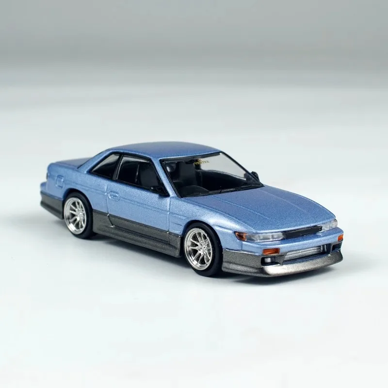 Blue Nissan Silvia S13 Diecast Model Car 1:64 Scale 5 Blue Nissan Silvia S13 Diecast Model Car 1:64 Scale - Image 5