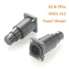 XLR 5Pin Panel Mount Connector Set