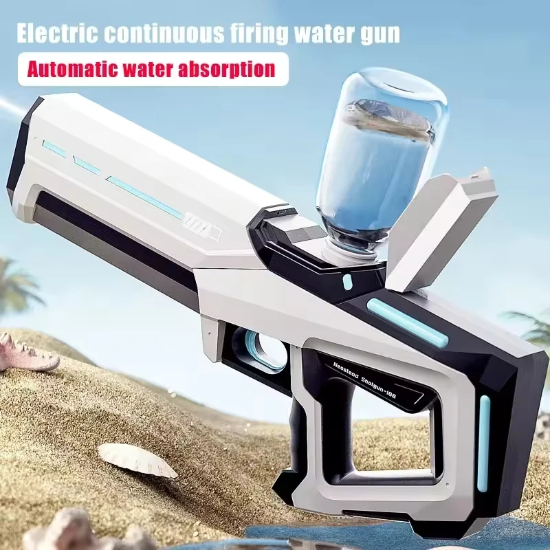 Futuristic Electric Water Gun with LED Lights 4 Futuristic Electric Water Gun with LED Lights - Image 4