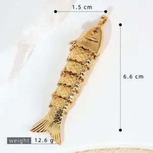 Copper Koi Pendant for Jewelry 15 S324e89ce58ec451db35a5230a4d5a4e9d
