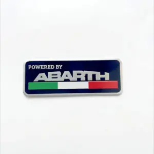 Abarth Aluminum Vehicle Emblem Sticker 11 S3260d8fcdce445789caad2e1b1c3c246N