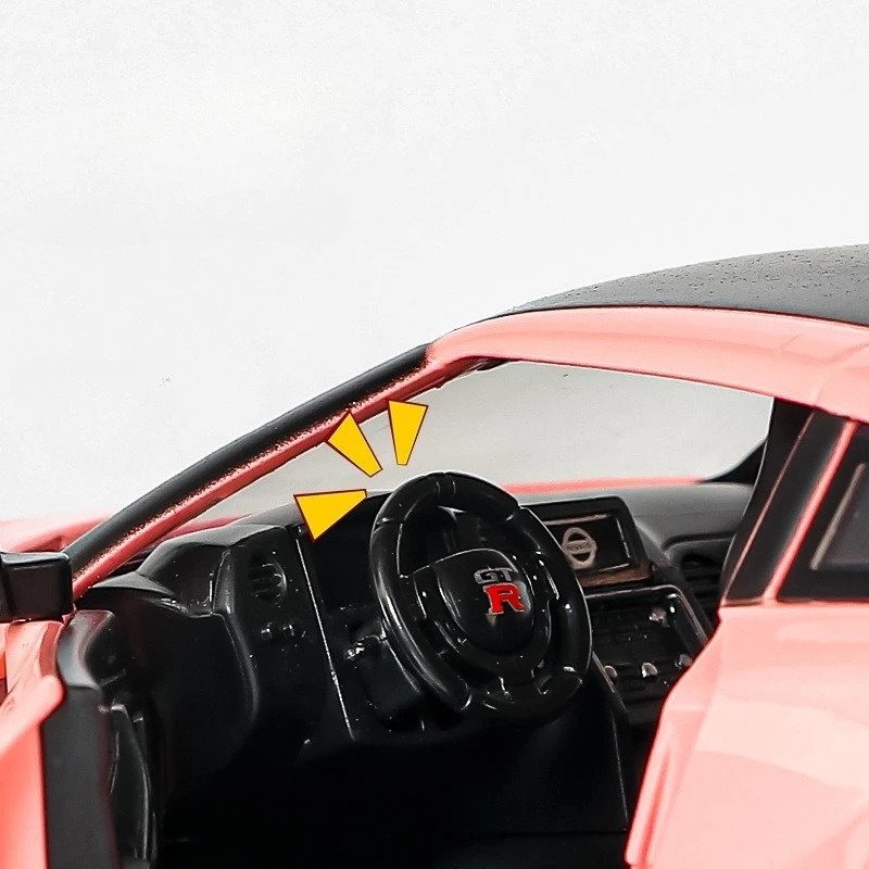 1:24 Diecast GTR CSR2 R34 Sports Car Model 4 1:24 Diecast GTR CSR2 R34 Sports Car Model - Image 4